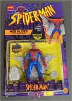 NIP 1995 Spiderman Web Glider Toy Biz Figure