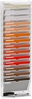 SUPEASY 16-Tier Wall File Organizer  for Papers, F