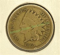 1861 Better Date Indian head Cent