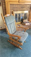 Gliding rocking chair