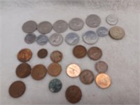 28 Foreign Coins