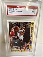 1992 Upper Deck Michael Jordan graded card
