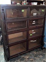 Antique Mahogany Macey 4 stack barrister bookcase