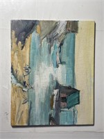 8x10" Seashore Scenic Oil Painting 42/75