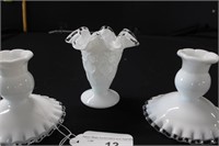 Fenton Milk Glass Spanish Lace