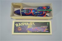 Rocket USA Raider 1 Tin Friction Toy NIB