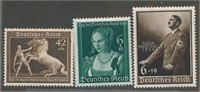 GERMANY #B145-B147 MINT EXTRA FINE NH