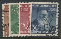 GERMANY #B327-B330 USED FINE-VF