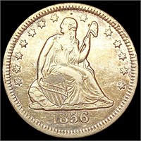 1856-O Seated Liberty Quarter CLOSELY