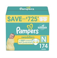New Pampers Newborn Diapers 174Ct

$47 Retail