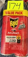 raid ant & roach spray 2pk