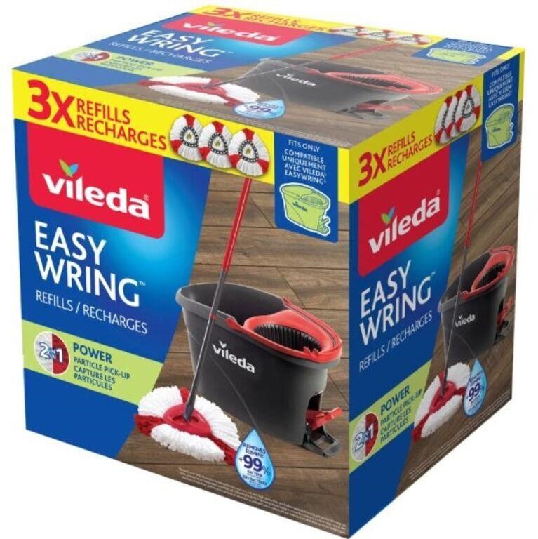 3-Pk Vileda EasyWring Spin Mop Power Refills