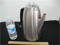 CLEAN STAINLESS STEEL ELECTRIC TEAPOT