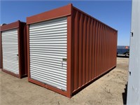 20' Storage Container w/Roll-Up Door