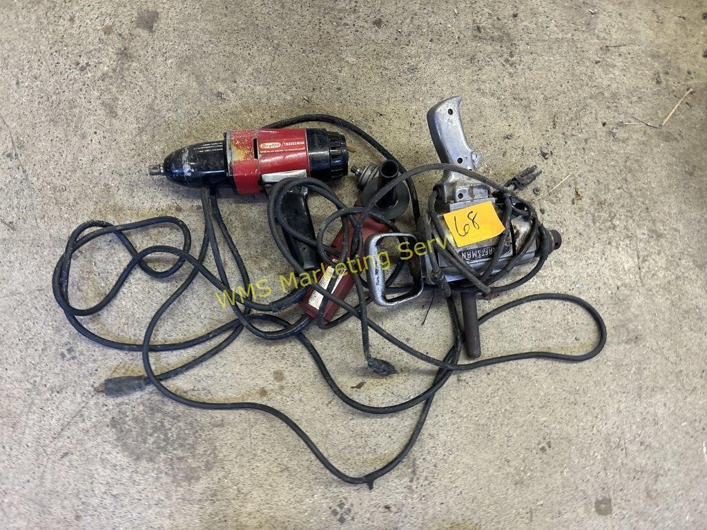 Electric Impact, Drill, Angle Grinder