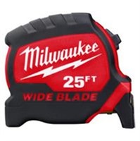 C1262  Milwaukee-48-22-0225 25Ft Wide Blade Tape M