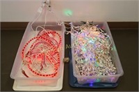 Multi Color Christmas Lights, Timer in 2 Totes