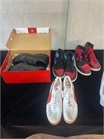 4 Pairs Men's Sneakers: Propet, Puma, Nike