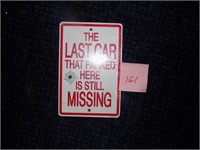 last car sign