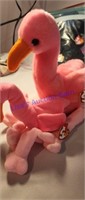 PINKY the flamingo ORIGINAL Beanie Baby and his