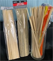 Bamboo Skewers, Dowels & More