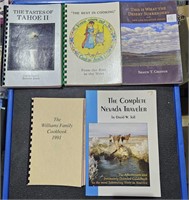 5 Nevada Theme Books - Poetry / Cook Books -