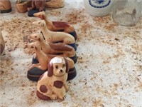 group of chalkware puppy dogs