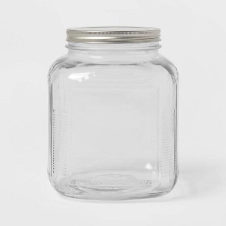 128oz Glass Jar with Metal Lid - Threshold