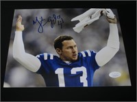 Mike Vanderjagt Signed 8x10 Photo JSA COA