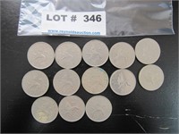 Group of 13  New Pence 10 Coins