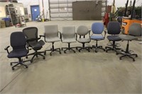 (8) Assorted Office Chairs