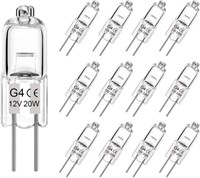 G4 Halogen Bulb 20W, 12 Pack Dimmable G4 Light Bul