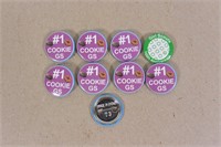 VARIOUS GIRLSCOUT/BROWNIE PINS *NEW*