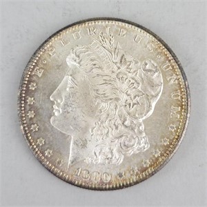 1880-S 90% Silver Morgan Dollar.