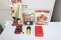 Lot - Saw Guide, Door Lock Kit, Work Bits,