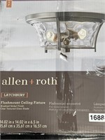 ALLEN AND ROTH FLUSHMOUNT CEILING FIXTURE