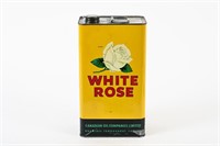 WHITE ROSE MOTOR OIL IMP GALLON CAN