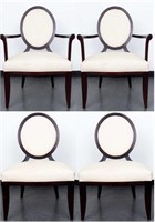 Barbara Barry for Baker Dining Chairs, Set of 4