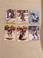 6 Misc. NHL Hockey Cards