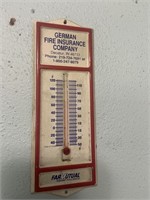 Metal German Mutual thermometer 6.5”