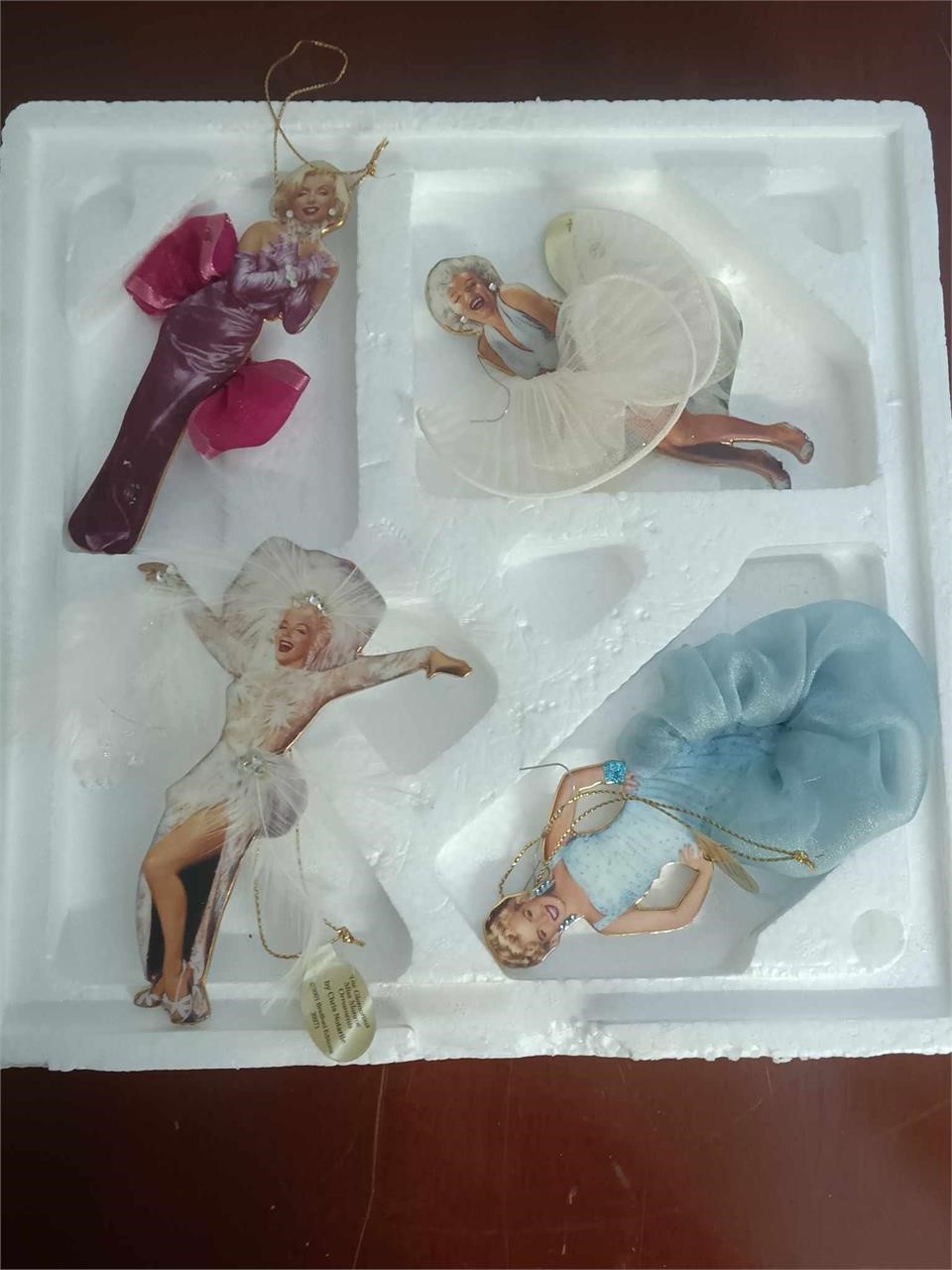 BRADFORD EXCHANGE MARILYN MONROE ORNAMENTS