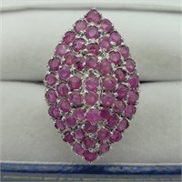 $400 S/Sil Ruby 4Ct Ring