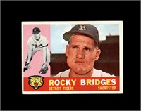 1960 Topps #22 Rocky Bridges EX to EX-MT+