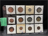 12 British Commonweatlh Coins UNC