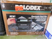 Electronic Rolodex Card File
