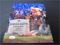 Kane WWE signed 8x10 photo JSA COA