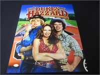 Dukes of Hazzard cast signed 16x20 photo JSA COA