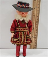 Well Dressed Doll Sleepy Eyes King's Crown on Ches