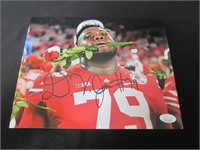 Dawand Jones Signed 8x10 Photo JSA COA