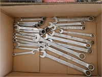 box of Stanley hand tools